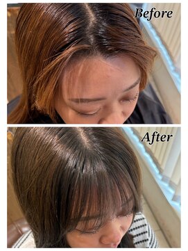 エール 生駒(aile Total Beauty Salon) 前髪クロスパーマ