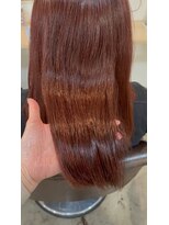トムヘアーデザイン 楠葉店(TOM HAIR DESIGN) ブリーチなしピンク系カラー