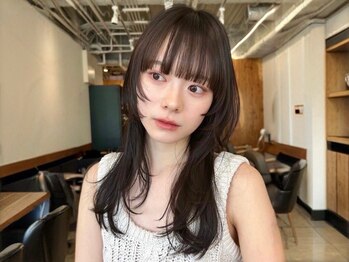 ノイカーム(noi Calm)の写真/《*ミディアムやロングと相性も◎*》貴方の魅力を引き出す、今流行の顔回りレイヤーカットが顧客から支持◎