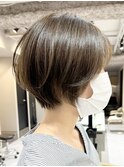 ショートカット髪質改善ショートボブ大人ガーリー韓国ボブ
