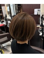カイノ イオンモール草津店(KAINO) 丸みシルエットの大人ショートボブ