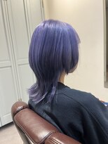 ハチマルハチ ナル 登戸店(808 nalu) ラベンダーパープル × ウルフレイヤー