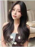 《Agu hair》【20代×大人可愛い】韓国風ヨシンモリ 女神ロング