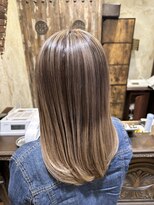 ヘアー クリエイト カルバリ(HAIR CREATE Calbari) ミルクティーベージュ×シャドウルーツ