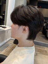 メンズロム(Men's LOM)&nbsp;センターパート×フェザーパーマ
