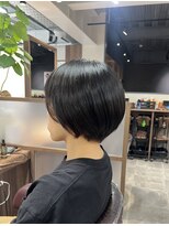 シャドウ美容室 ショートボブ
