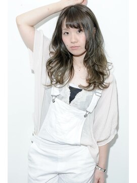 リジョイスヘア(REJOICE hair) 【REJOICE hair】スモーキーグリーン☆セミロング