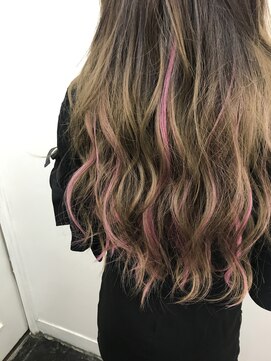 トロニー(TLONY) ピンクデザインメッシュエクステ