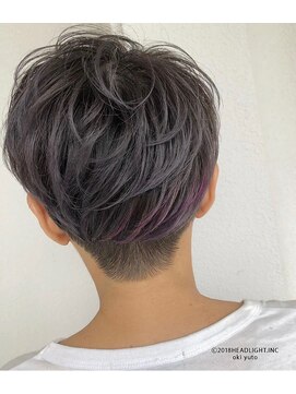 モアナ バイ ヘッドライト 沖縄南風原店(Moana by HEADLIGHT) 小顔ショート☆インナーカラー