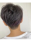 小顔ショート☆インナーカラー