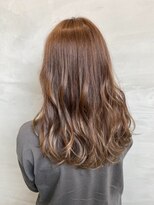 ジーナ 博多(Zina)&nbsp;【Zina　博多】イメチェン毛先パーマ耳かけ×フォギーベージュ3