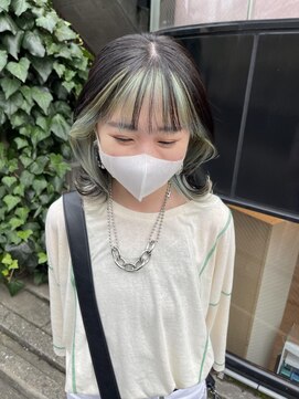 アクト(ACT) レイヤーカットイヤリングカラーインナーカラーケアブリーチ