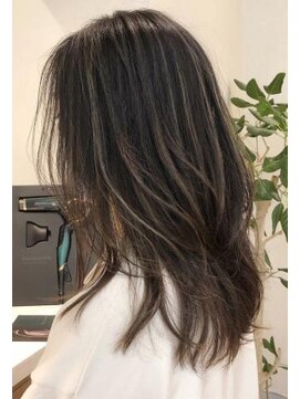 ネックス 表参道本店(nex) nex表参道　白髪ぼかし　ハイライトカラー　アッシュ