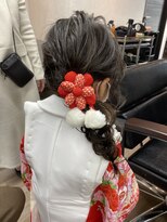 ヴィフ 大船(VIF)&nbsp;七五三ヘアアレンジ×編みおろしアレンジ