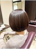 20代30代40代髪質改善カラーナチュラルボブ透明感小顔
