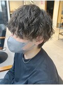 波巻きスパイラル×ツイストパーマ[メンズ]