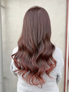 グラードヘアー(Grado hair) ピンクベージュグラデーション