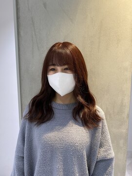 ヨーク(YOKE) レッドブラウン/暖色カラー/韓国ヘア/10代20代