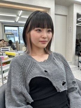 ロンド マーレ 天神大名店(Lond mare) チェリーブラウン/フェミニン/ダークアッシュ/束感/髪質改善