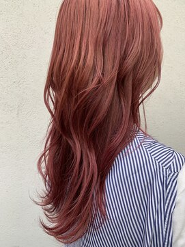 フェンヘアーアイス 中目黒(Fen.hair ici) 大人可愛いロングピンクラベンダーベージュベビーピンク