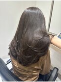 レイヤーカットハイライトショートヘアイルミナカラーオージュア
