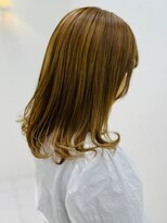 グランデュール 東静岡池田店(GRANDEUR) ミルクティーベージュダブルカラーインナーカラーケアブリーチ