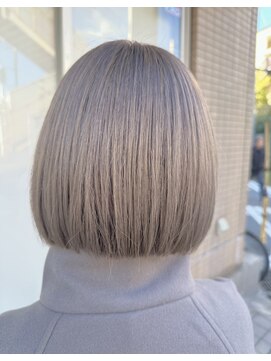 クラップス 京急富岡(CLAPS) ミルクティーベージュダブルカラーインナーカラーケアブリーチ