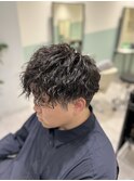スパイラルパーマ