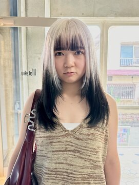 ヲタク(wotaku.) ルーツカラーホワイトシルバーダークグレー