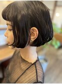 丸みボブ