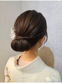 和装ヘアアレンジ 結婚式/シニヨン/浴衣/着物/着付け#3