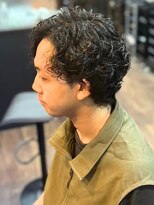 クラシコ(CLASSICO)&nbsp;＜理容室＞スーツ短髪パーマツーブロック束感モテる黒髪