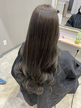 ムーンヘアホーム(MOON hair home) ブリーチ無しオリーブベージュ