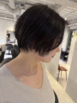 マルフェ 天王寺(marfe) 大人かっこいいハンサムショートカット20代30代40代50代60代