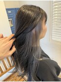 巻き髪×インナーカラーグレージュ［守谷/カラー/ブリーチ］