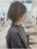 ハッシュカット×ハイライト　ウルフカット　ウルフ