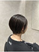 耳掛けコンパクトショート×インナーカラー