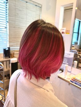 ヘアーアトリエ ラポルト(hair atelier la porte.)の写真/ダメージレスで理想のカラーが楽しめる◇完全プライベートサロンで価格以上の価値をあなたに♪