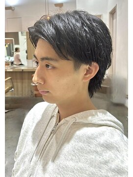 ヘア アンド スパ エジェリ プリム(hair&spa egerie prime) 【 センターパートウルフ 】