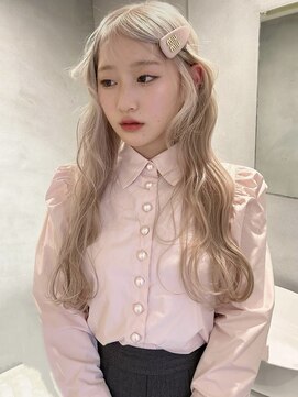 ペレ アネックス 大阪梅田茶屋町店(PELE ANNEX) くびれヘア/アプリコットオレンジ/夏のヘアアレンジ/梅田