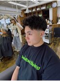 短髪テーパーフェード