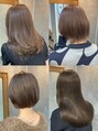 エン(en.) 10トーン以下の方はブリーチなしダブルカラーで透明感たっぷり!