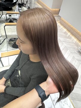 ゼスト フィーノ(ZEST fino) 【ナツミ】暗髪からミルクティーへ