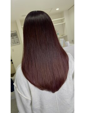 ブリーチなし ラベンダーカラー