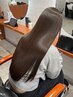 自店プルエクステ外し＋髪質改善縮毛矯正（ブリーチ履歴有）￥26400