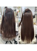 縮毛矯正 弱酸性ストレート 地毛風ストレート 美髪 艶髪
