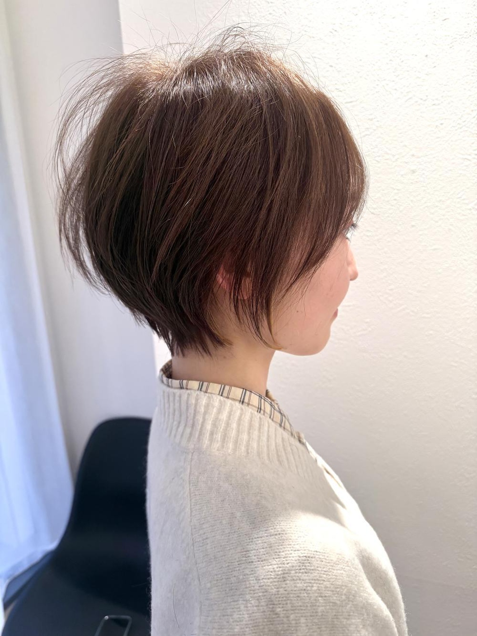 ショートボブ髪型20代30代40代前髪あり