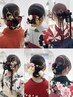 卒業式/成人式の着付・ヘアセット・メイクは系列店素moto船橋で承ります◎