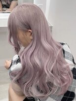 ミル 心斎橋(MIL)&nbsp;透明感ハイトーンラベンダーカラー/髪質改善/心斎橋
