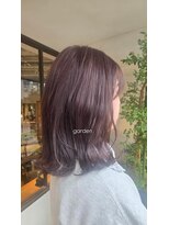 ガーデン フロム イッツ(GARDEN from IT's)&nbsp;ブリーチなしカラー　ラベンダーカラー　近鉄八尾　八尾
